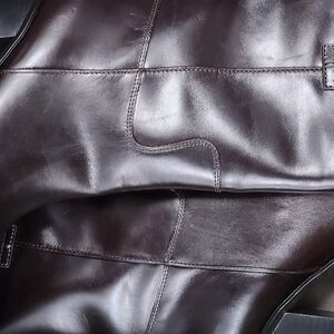 Womens Franco Sarto Brown Leather Boots , Valor Model Size 10